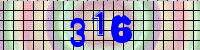 Blue Captcha Image